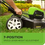 80V 21" Cordless Battery 3-in-1 Self-Propelled Lawn Mower w/ 4.0Ah Battery & Charger - Image 5