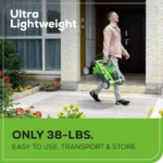 40V 16" Cordless Battery Push Lawn Mower w/ 4.0Ah Battery & Charger - Image 2