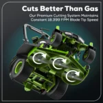 80V 54" MaximusZ Zero Turn Riding Lawn Mower (2x 16.0Ah + 4.0Ah Battery & 1.5kW Charger) - Image 6