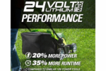 48V (24V x 2) 17" Cordless Battery Push Lawn Mower - Image 3