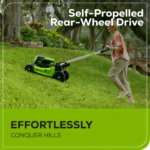 60V 21" Cordless Battery Self-Propelled Lawn Mower - Image 4