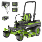80V 54" MaximusZ Zero Turn Riding Lawn Mower (2x 16.0Ah + 4.0Ah Battery & 1.5kW Charger)