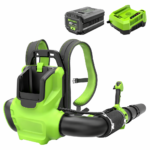 80V 750CFM Cordless Battery Backpack Blower (4Ah Battery & Charger Included)