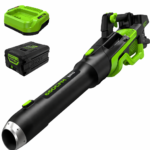 60V 660 CFM Cordless Battery Brushless Leaf Blower w/ 2.5Ah Battery & Charger