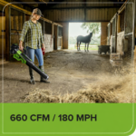 60V 660 CFM Cordless Battery Brushless Leaf Blower w/ 2.5Ah Battery & Charger - Image 5