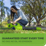 48V (24V x2) Cordless Leaf Blower – 585 CFM 140 MPH Brushless w - Image 5