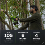 24V 6" Cordless Battery Brushless Pruner Saw - Image 3