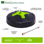 3000 PSI Pressure Washer, 15" Surface Cleaner and Extension Combo Kit - Image 4