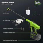 40V 600-PSI Cordless Battery Power Cleaner - Image 2