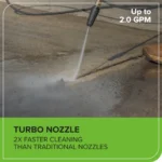 Corded/60V 3000-PSI 2.0 GPM Electric Pressure Washer - Image 6