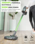 UltraPower 24V Cordless Stick Vacuum 3-in-1 Bundle with Digital Display & Power Bank - Image 4