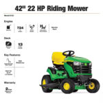S120 42 In. 22 HP V-Twin Gas Hydrostatic Riding Lawn Mower - Image 2