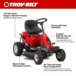 30 In. 10.5 HP Briggs and Stratton Engine 6-Speed Manual Drive Gas Rear Engine Riding Mower with Mulch Kit Included - Image 2