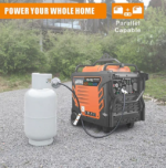 Genmax portable inverter generator 11000W tri-fuel - Image 7