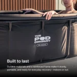 The Pod Company Long Pod Cold Plunge – 126-Gallon Extra-Large Inflatable Ice Bath Tub for Cold Water Therapy – Full-Body Stretch Design, Insulated & Water Chiller Compatible - Image 3