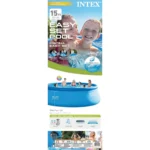 Intex 15ft x 48in Easy Swimming Pool Kit w/ 1000 GPH GFCI Filter Pump 26167EH - Image 7