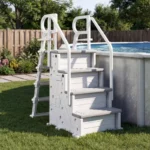 BETISEF Pool Ladder Above Ground, Heavy Duty 4Step Pool Ladder with Dual Handrails and Nonslip Steps, 500 LBS Load Capacity, for 46-58 Inch - Image 6