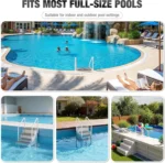 BETISEF Pool Ladder Above Ground, Heavy Duty 4Step Pool Ladder with Dual Handrails and Nonslip Steps, 500 LBS Load Capacity, for 46-58 Inch - Image 8