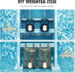 BETISEF Pool Ladder Above Ground, Heavy Duty 4Step Pool Ladder with Dual Handrails and Nonslip Steps, 500 LBS Load Capacity, for 46-58 Inch - Image 9