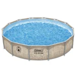 Coleman Steel Pro Max 14′ x 33″ Round Metal Frame Above Ground Pool Set