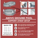 Coleman Steel Pro Max 14′ x 33″ Round Metal Frame Above Ground Pool Set - Image 4