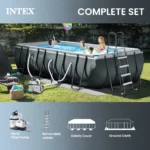 INTEX 18ft x 9ft x 52in Ultra XTR Above Ground Pool and Solar Pool Cover - Image 5