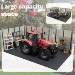 10x16ft Kick-it Plastic Storage Shed with Skylight & Windows - Image 7