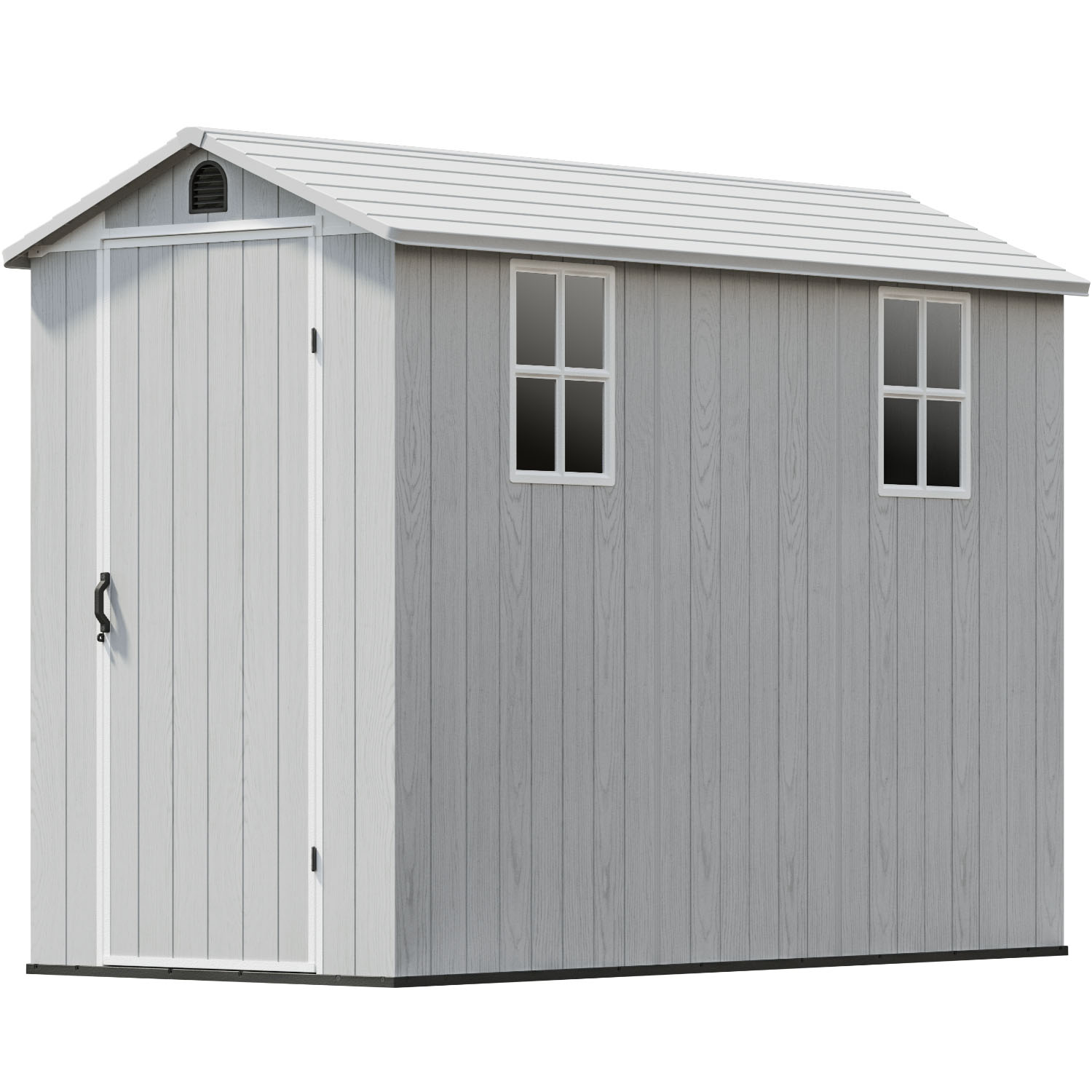 ALL_38e9c434-0224-4f95-9924-614cf2fc3d3f Fit-it 4x8 Plastic Storage with Floor, Gray - Image 1