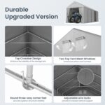 13x32ft PE Carport and Storage Shed - Image 6