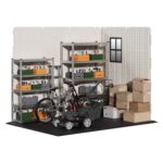 Kick-it 8x6 Plastic Storage Shed with Floor, Brown - Image 10