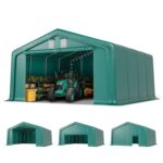 PHI VILLA 20x20ft Green Heavy Duty Storage Tent for Vehicles, Boats, Garden Tools & Large Equipment - Image 2
