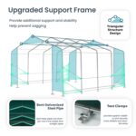 PHI VILLA 20x20ft Green Heavy Duty Storage Tent for Vehicles, Boats, Garden Tools & Large Equipment - Image 9