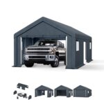 Multi-Sized PE Carport and Storage Tent - Image 3
