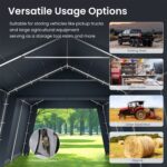 Multi-Sized PE Carport and Storage Tent - Image 47