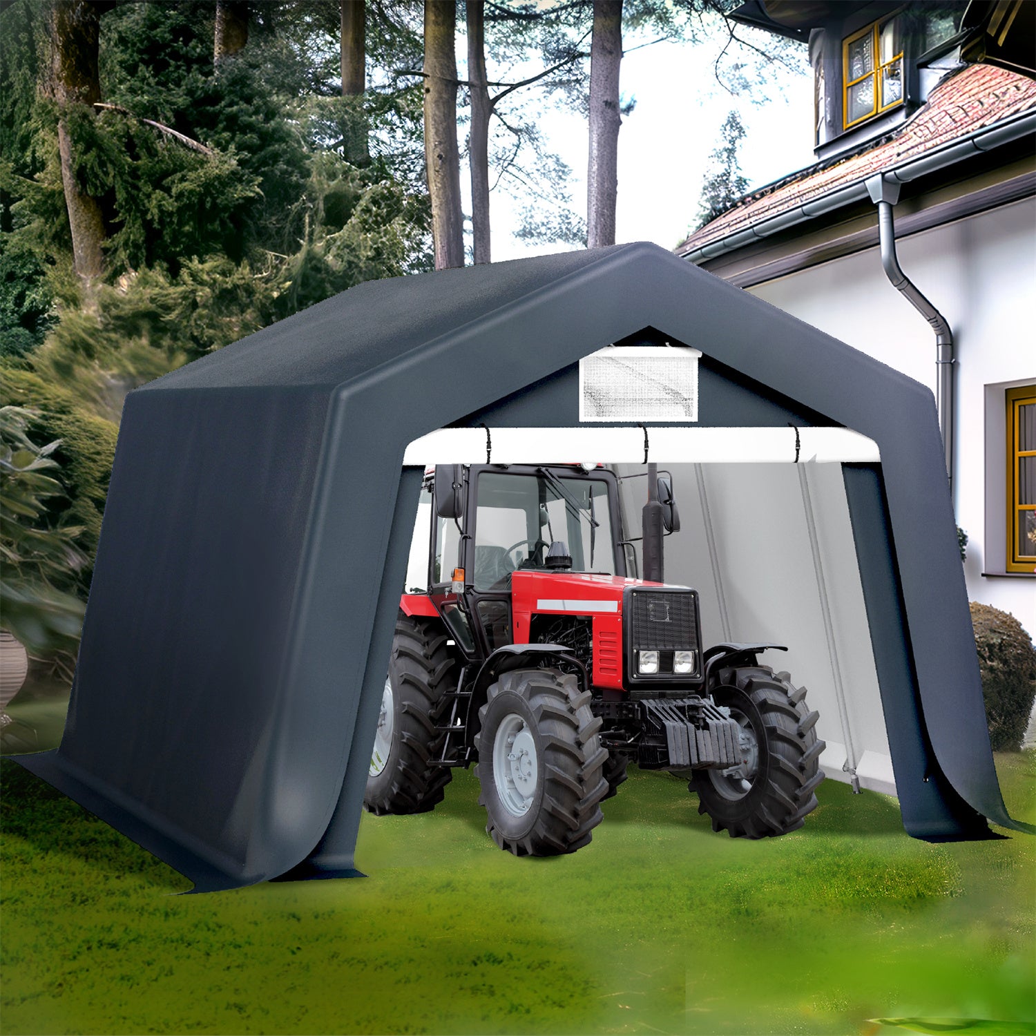 Multi-Sized PE Carport and Storage Tent - Image 33
