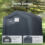 Multi-Sized PE Carport and Storage Tent - Image 20