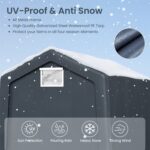 Multi-Sized PE Carport and Storage Tent - Image 13