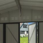 10x12 Barn Style Metal Shed with Gambrel Roof - Image 6
