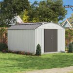 10x12 Barn Style Metal Shed with Gambrel Roof - Image 7