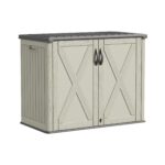 25 Cu.ft Outdoor Storage Cabinet, Beige