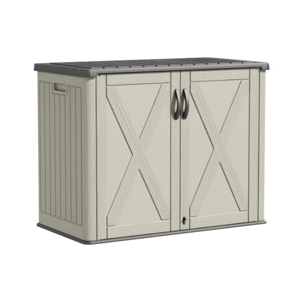 25 Cu.ft Outdoor Storage Cabinet, Beige