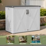 25 Cu.ft Outdoor Storage Cabinet, White - Image 5