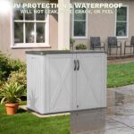 25 Cu.ft Outdoor Storage Cabinet, White - Image 6
