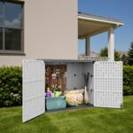 25 Cu.ft Outdoor Storage Cabinet, White - Image 2