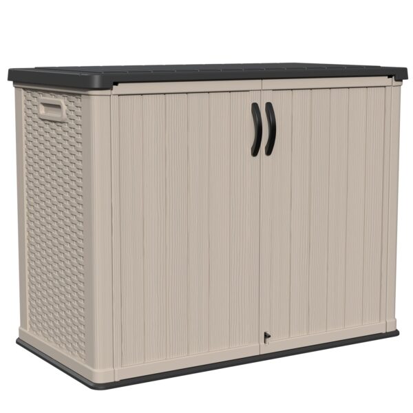 26 Cu FT Plastic Storage Cabinet, Beige