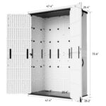 50 Cu.ft Outdoor Storage Cabinet, White - Image 3