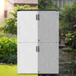 50 Cu.ft Outdoor Storage Cabinet, White - Image 6