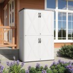 50 Cu.ft Outdoor Storage Cabinet, White - Image 8