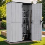 Patiowell 50 Cu Ft Plastic Cabinet, White - Image 7