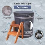 1-Person Cold Plunge Tub, 118 Gallon, 37.5" x 33.25" - Image 6